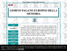Tablet Screenshot of giornopaganomemoria.it